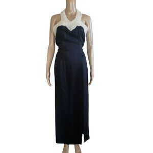Vintage Dave & Johnn Black Dress Sz 9/10